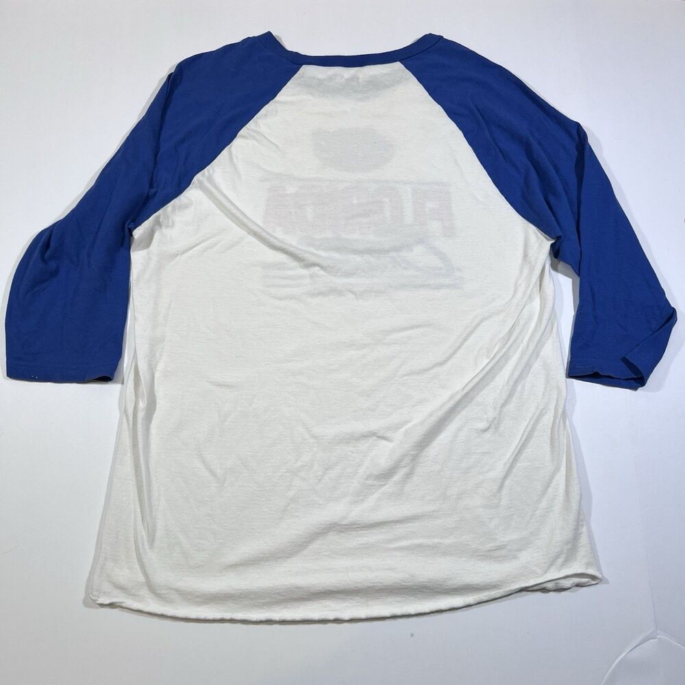 Florida Gators Raglan 3/4 Baseball Tee Distressed Graphic Retro Men's Large NCAA - Picture 9 of 9